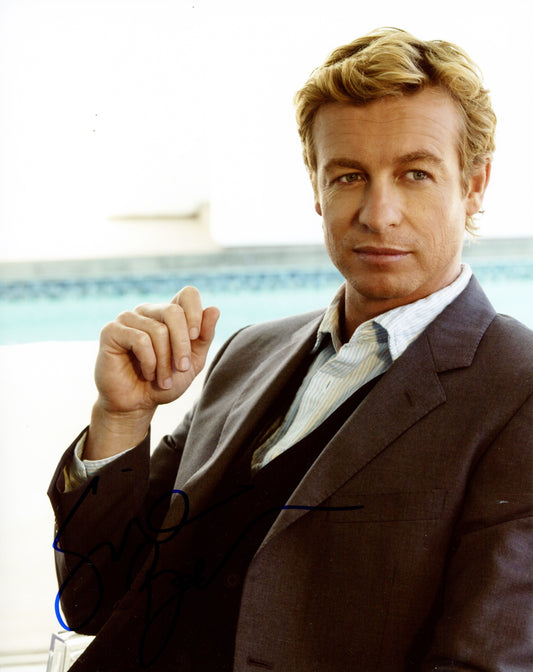 Simon Baker Signed 8x10 Photo