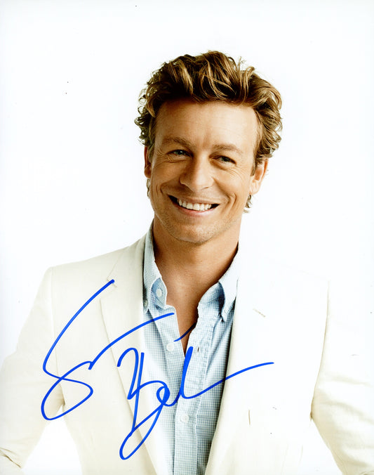 Simon Baker Signed 8x10 Photo