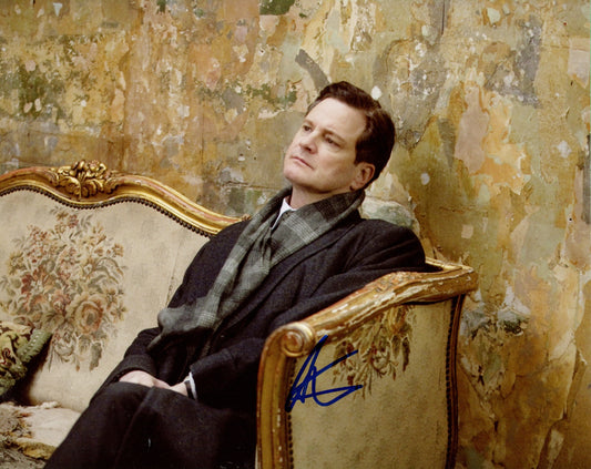 Colin Firth Signed 8x10 Photo