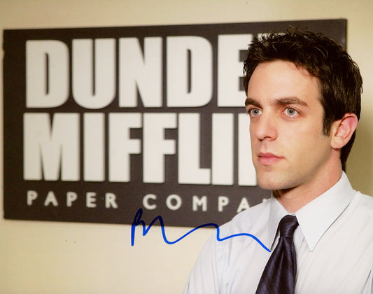 B.J. Novak Signed 8x10 Photo - Video Proof