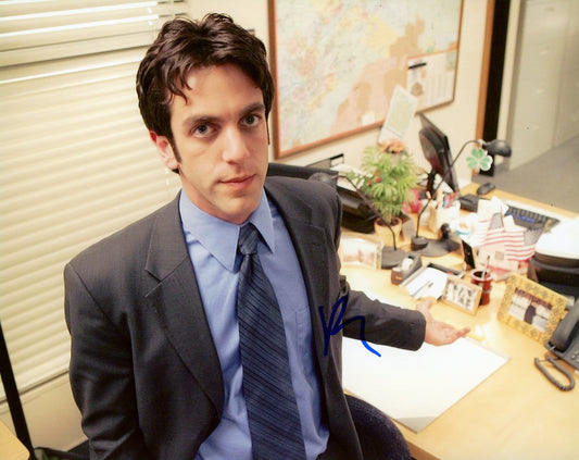 B.J. Novak Signed 8x10 Photo - Video Proof