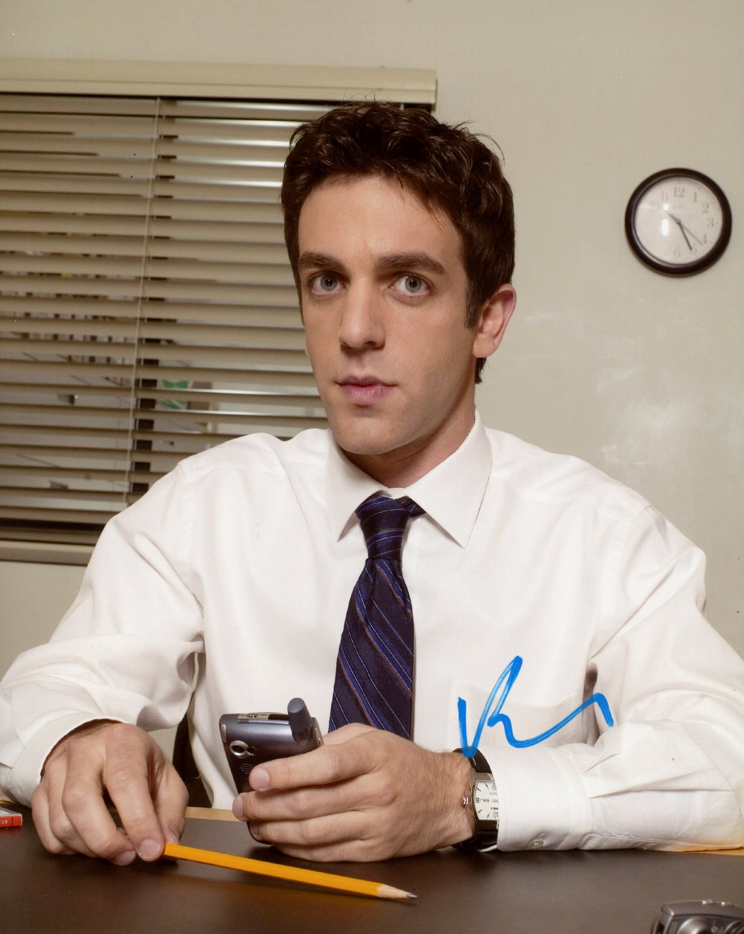 B.J. Novak Signed 8x10 Photo - Video Proof