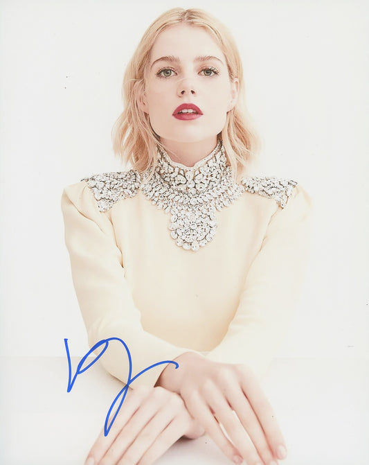 Lucy Boynton Signed 8x10 Photo