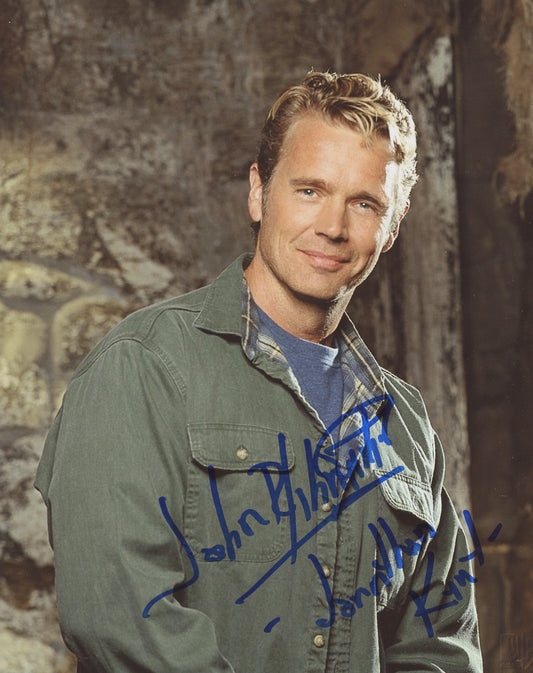 John Schneider Signed 8x10 Photo - Proof