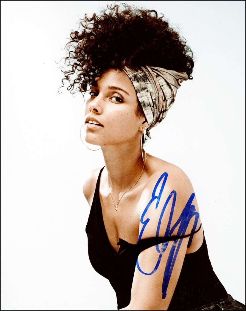 Alicia Keys Signed 8x10 Photo