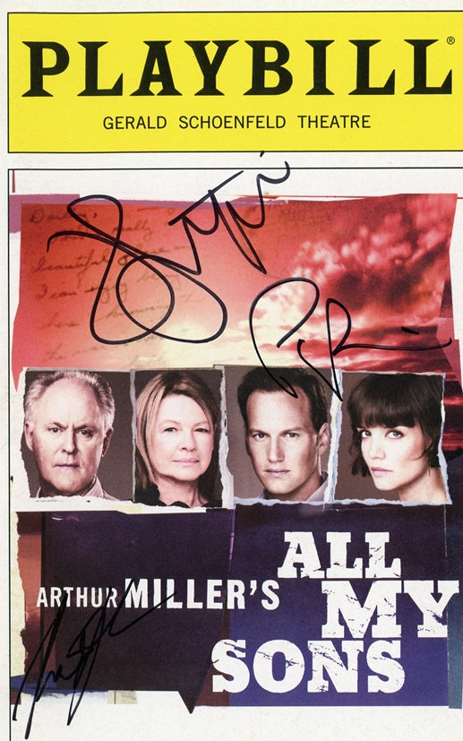 All My Sons Signed Playbill