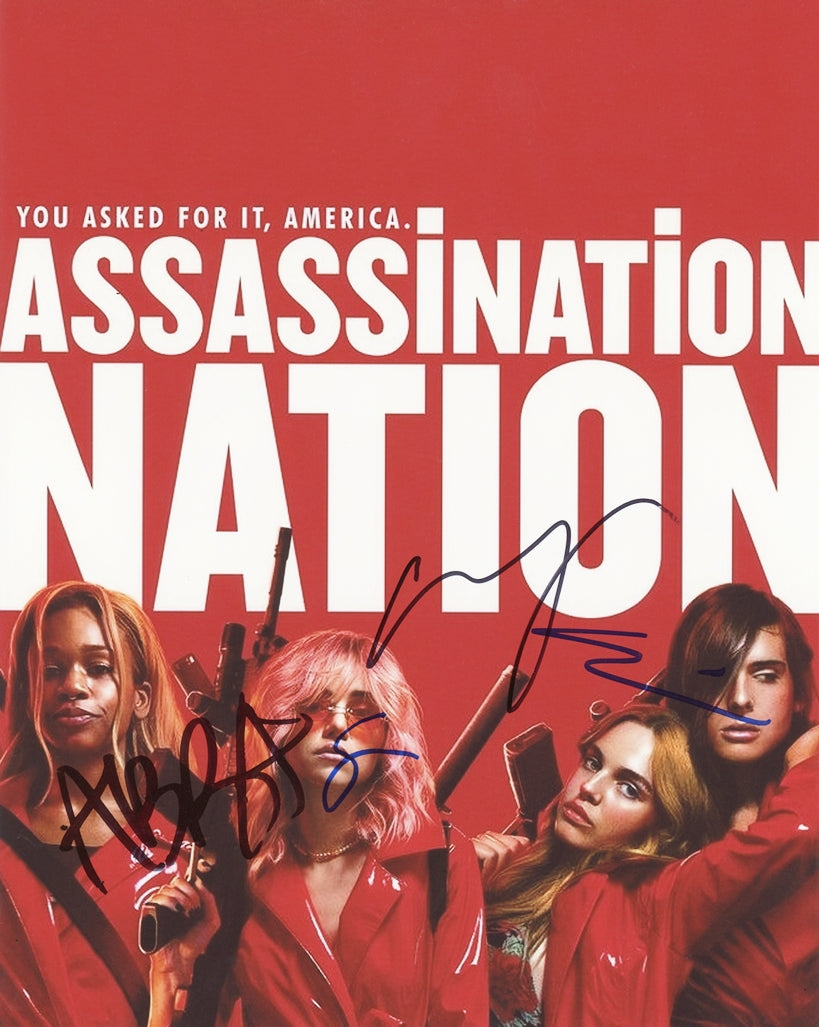 Assassination Nation Signed 8x10 Photo