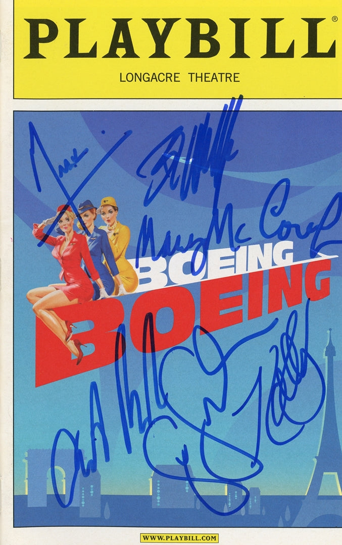 Boeing Boeing Signed Playbill