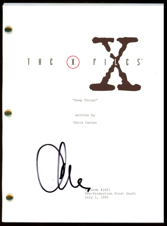 Chris Carter Signed Script