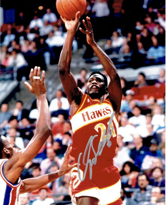 Dominique Wilkins Signed 8x10 Photo