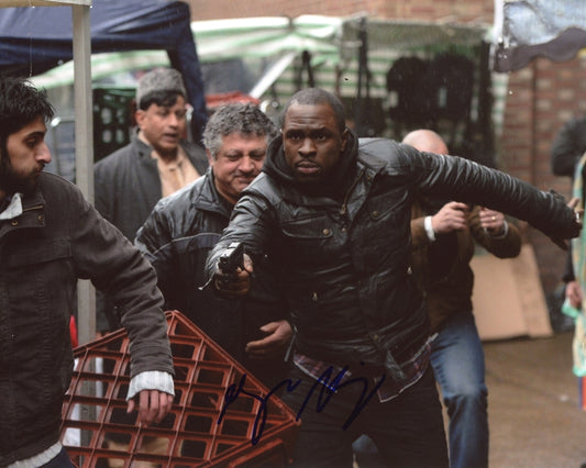 Gbenga Akinnagbe Signed 8x10 Photo