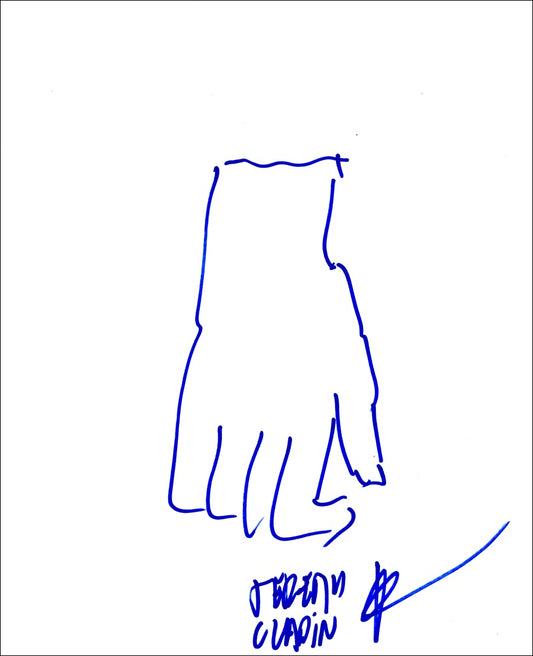 Jeremy Clapin Signed 8.5x11 Sketch