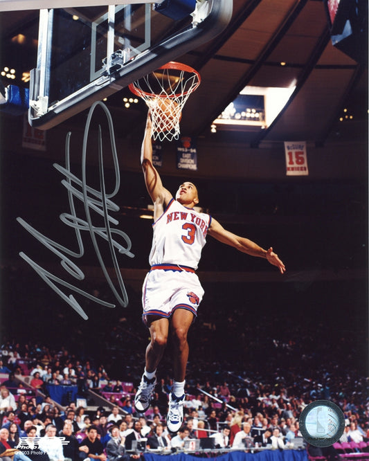 John Starks Signed 8x10 Photo