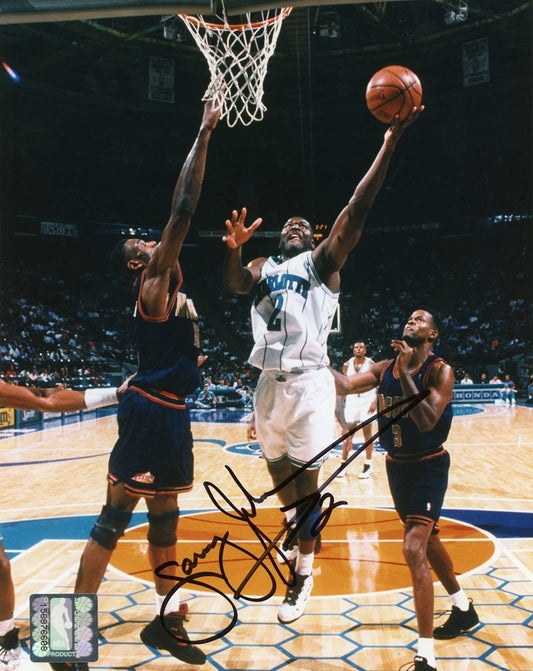 Larry Johnson Signed 8x10 Photo