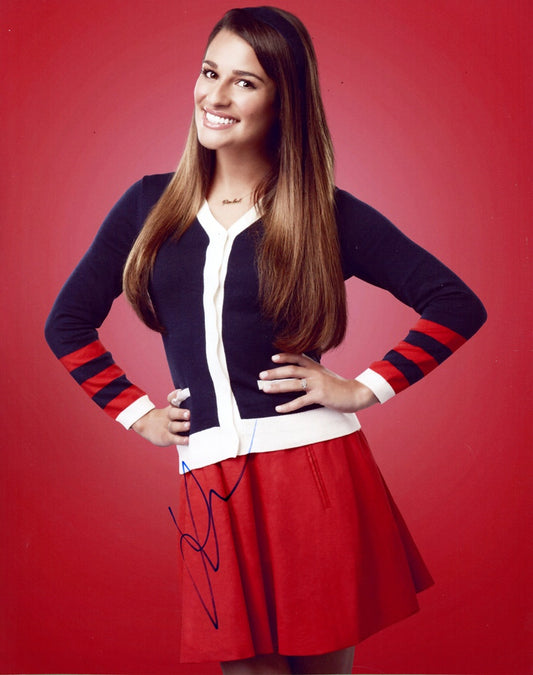 Lea Michele Signed 8x10 Photo