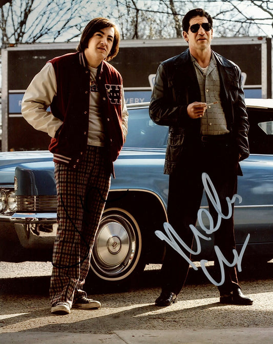 Michael Gandolfini & Jon Bernthal Signed 8x10 Photo