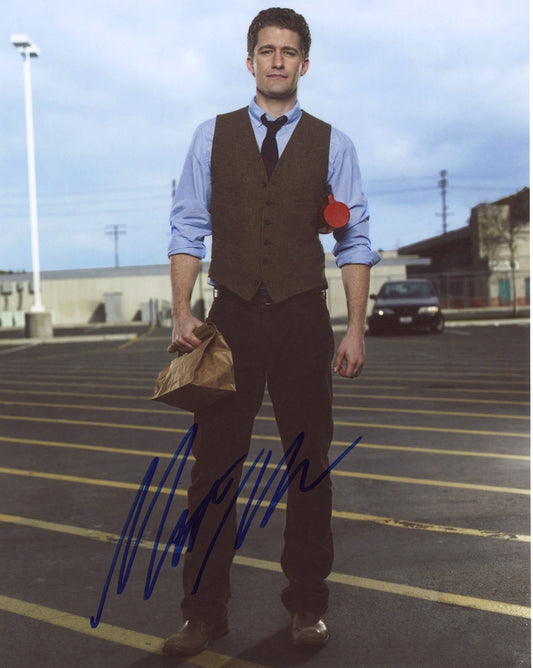 Matthew Morrison Signed 8x10 Photo - Video Proof