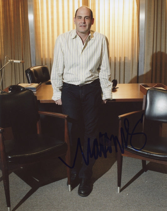 Matthew Weiner Signed 8x10 Photo - Video Proof