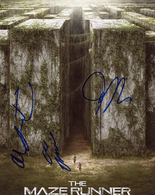 The Maze Runner Signed 8x10 Photo