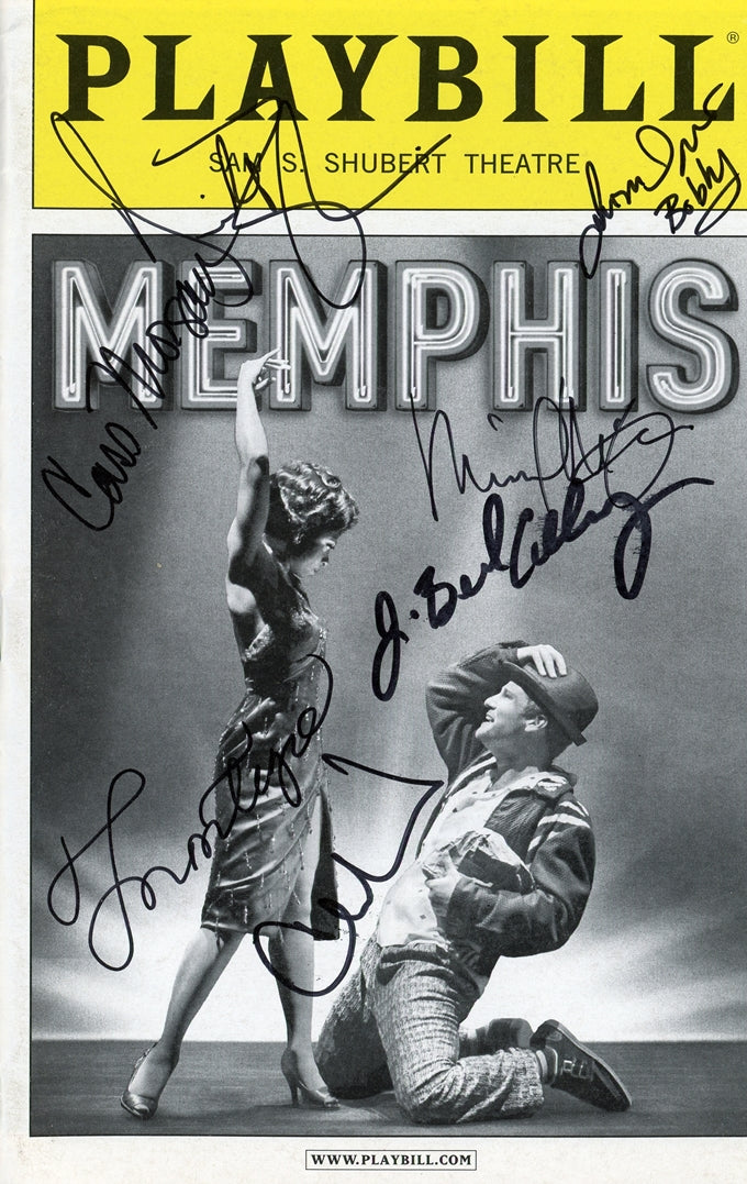 Memphis Signed Playbill