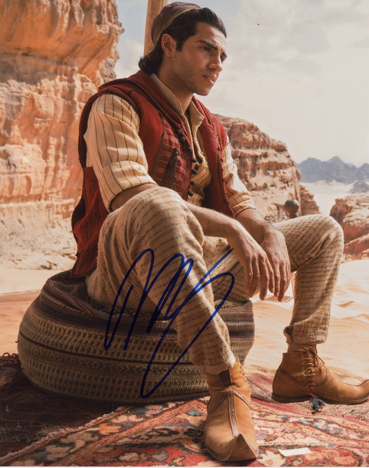 Mena Massoud Signed 8x10 Photo