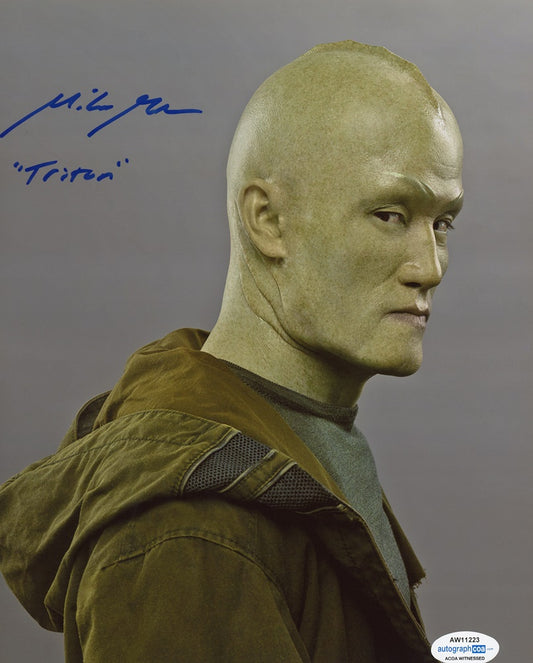 Mike Moh Signed 8x10 Photo - Proof