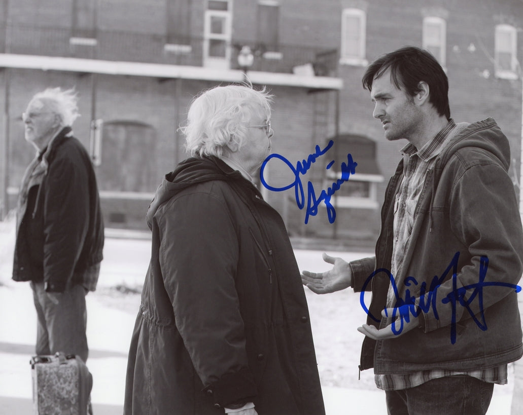 June Squibb & Will Forte Signed 8x10 Photo