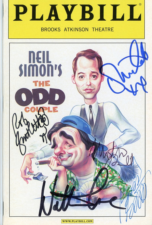 The Odd Couple Signed Playbill