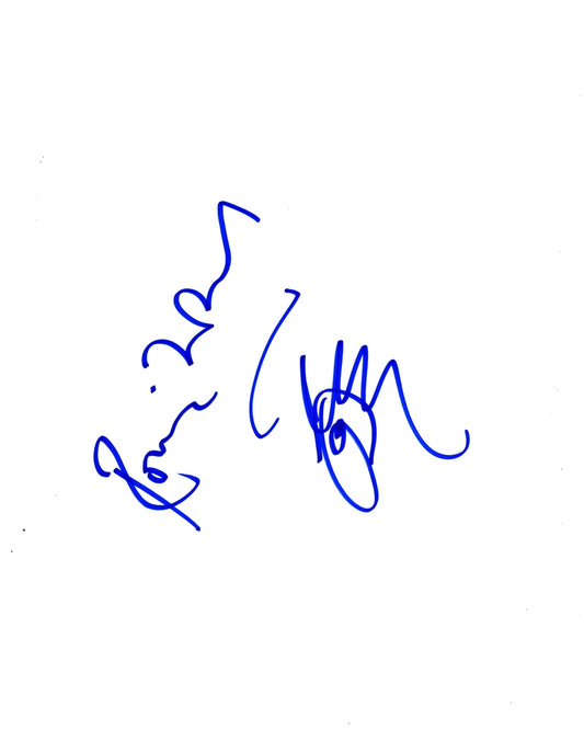 Ronnie Wood Signed 8.5x11 Sketch