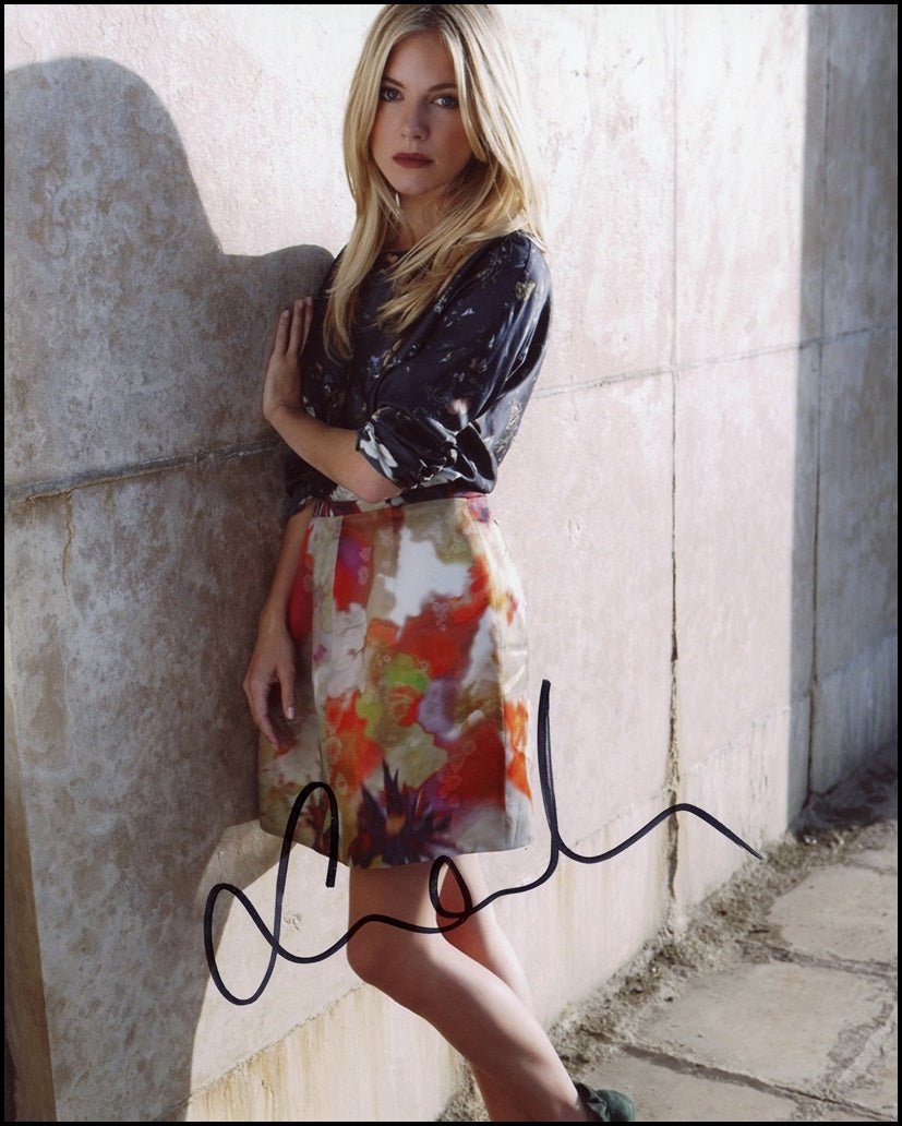 Sienna Miller Signed 8x10 Photo
