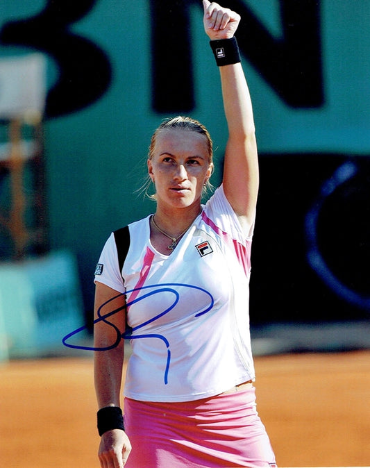 Svetlana Kuznetsova Signed 8x10 Photo - Proof
