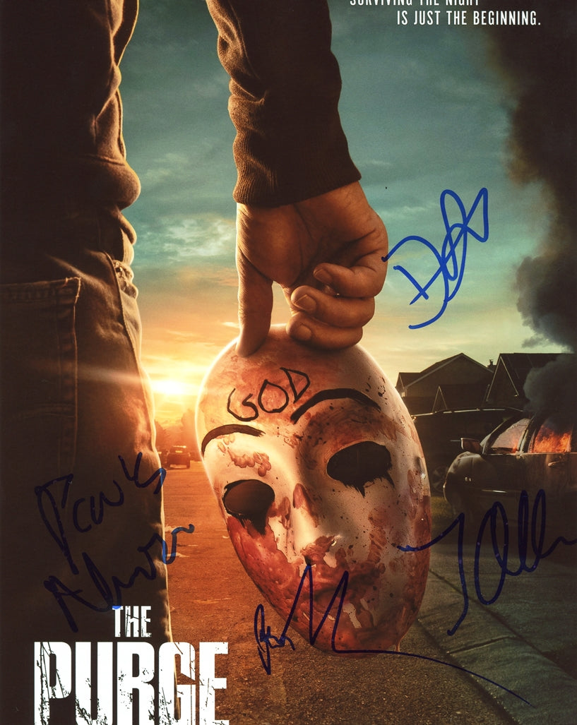 The Purge Signed 8x10 Photo - Video Proof