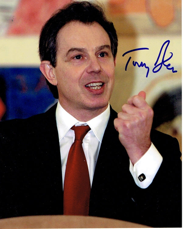 Tony Blair Signed 8x10 Photo