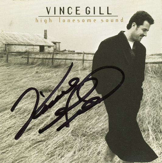 Vince Gill Signed CD Booklet