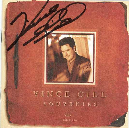 Vince Gill Signed CD Booklet