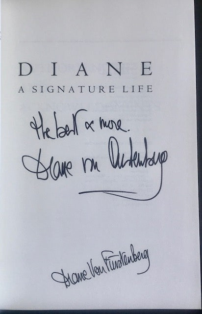 Diane Von Furstenberg Signed Book