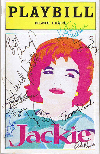Jackie Signed Playbill