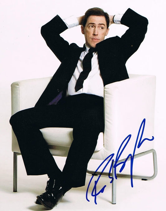 Rob Brydon Signed 8x10 Photo - Video Proof